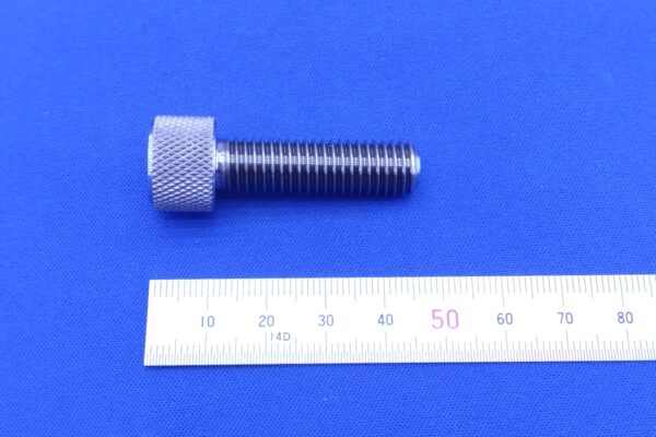 SUS303製　アヤメローレット六角穴付きボルト　製作品