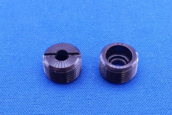 寸切りにすりわりとザグリ加工を施した製品①